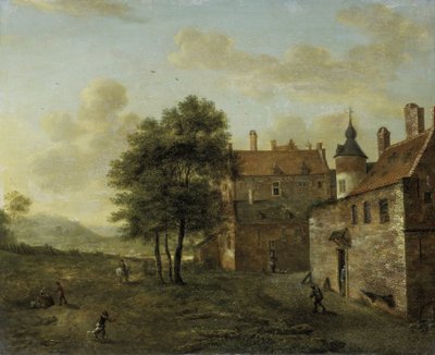Een landhuis door Jan van der Heyden