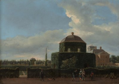 Het Huis ten Bosch in Den Haag en Zijn Formele Tuin Gezicht vanuit het Oosten, ca. 1668-70 door Jan van der Heyden