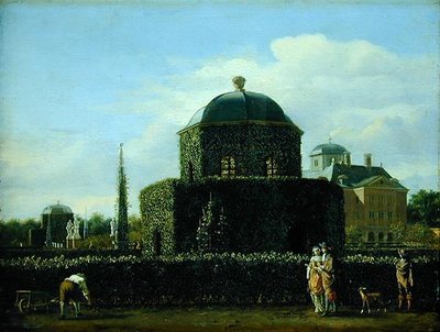 Het Paviljoen van het Boschhuis, de Residentie van de Bewaarder van de Stad Den Haag door Jan van der Heyden