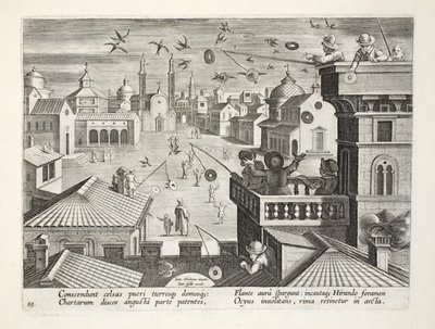 Vangen van Zwaluwen met Gespiegelde Schijven met Gaten, plaat 77, illustratie uit 