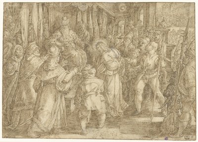 Christus voor Pilatus door Jan van der Straet
