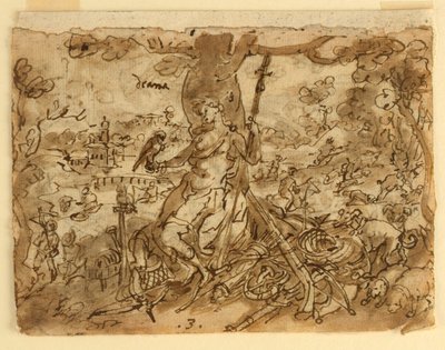 Diana (Venatio) door Jan van der Straet, called Stradanus