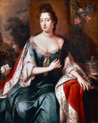 Koningin Mary II, ca. 1692-94 (olie op doek) door Jan van der Vaardt