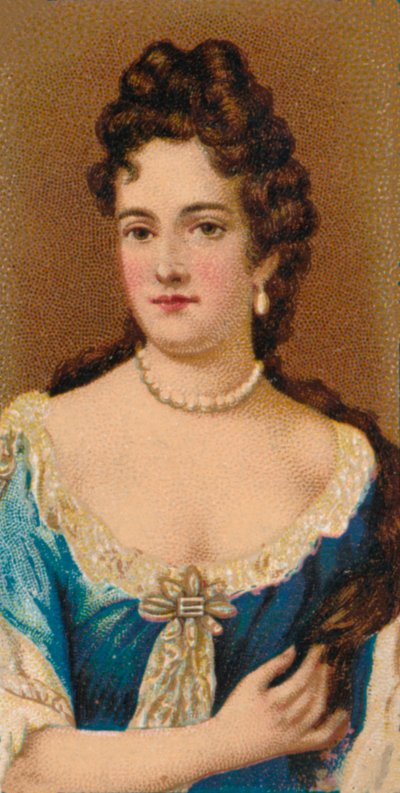 Koningin Mary II 1662-1694, gezamenlijke soeverein van Engeland, Schotland en Ierland door Jan van der Vaart