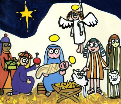 Kerstspel van de Schoolkinderen, 2004 door Jane Freeman