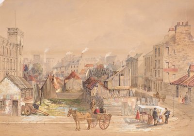 Locatie van het Albert Institute 1864 door Jane Stewart Smith