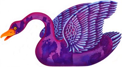Zwaan door Jane Tattersfield