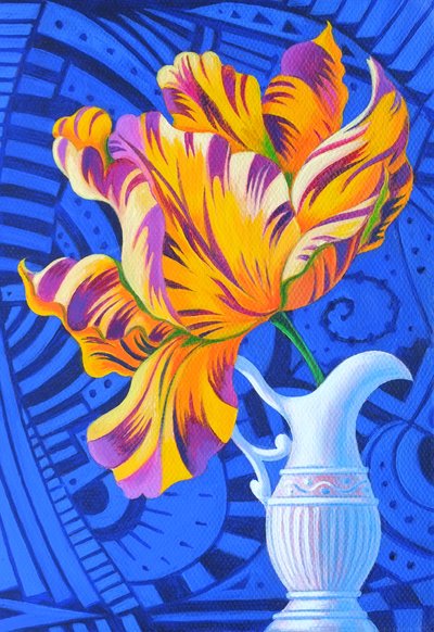 Tulp, 2014 door Jane Tattersfield