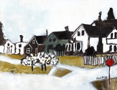 Huizen aan 7th Street, c.2020 door Janel Bragg