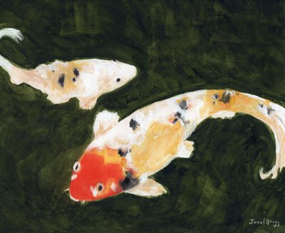 Koi Vissen in de Conservatory of Flowers in San Francisco, c. 2024 door Janel Bragg