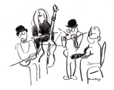 Muzikanten op het Victoriaanse Festival, ca. 2021 door Janel Bragg