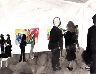 Mijn Galerie Opening, c.2015 door Janel Bragg