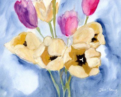 Tulpen op mama