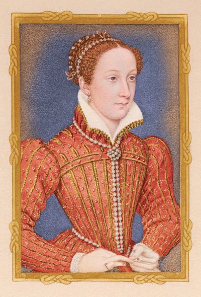 Portret - Mary, Queen of Scots, c16e eeuw, 1904 door Janet