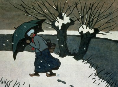 De sneeuwstorm door Janet Fisher