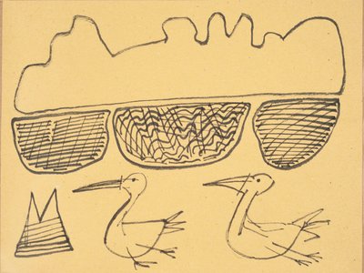 Vogels en meren, 2016 door Janet McKenzie