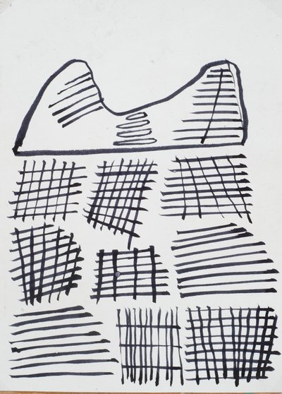 Tekening door Janet McKenzie