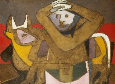 De Ontvoering van Europa (Schemering) door Jankel Adler