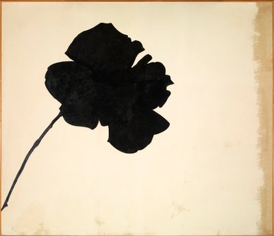 Zonder titel - Zwarte roos (Senza titolo - Rosa nera), door Jannis Kounellis door Jannis Kounellis