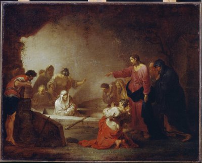 De opstanding van Lazarus door Januarius Zick