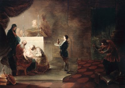 De besnijdenis van Christus door Januarius Zick