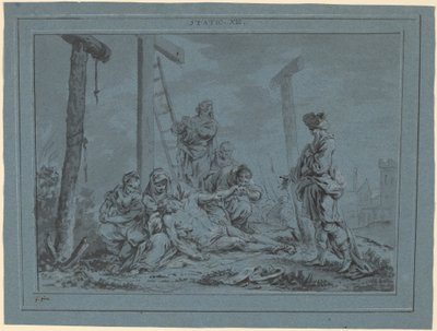 De klaagzang (STATIO XIII) door Januarius Zick