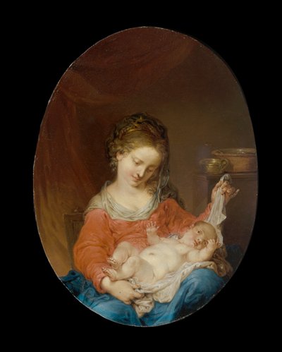 Maagd en Kind door Januarius Zick