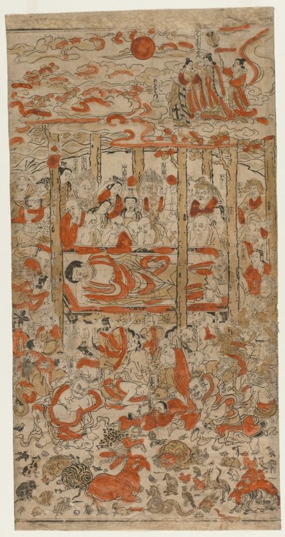 De Parinirvana van de Boeddha door Japan, Edo period