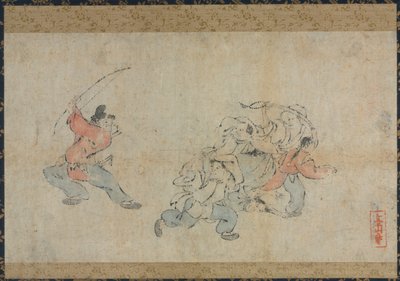 Toba-e (komische afbeelding) door Japan, Edo period