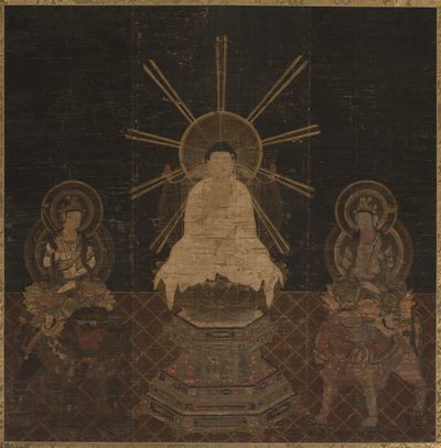 Shakyamuni-triade door Japan, Kamakura period