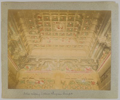 Plafonddetail van Tōshō-gū, Nikko, Japan door Japanese Photographer