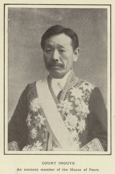 Graaf Inouye, Een vooraanstaand lid van het Hogerhuis door Japanese Photographer