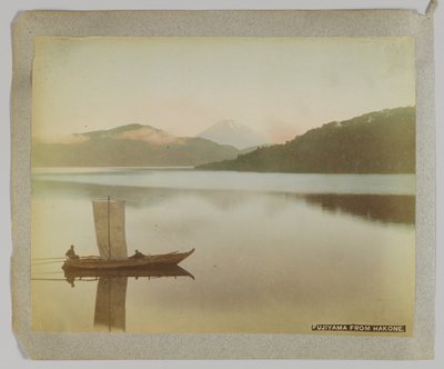 Fujiyama vanuit Hakone, Kanagawa Prefectuur, Japan door Japanese Photographer