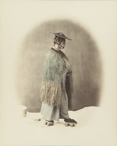 Japanse man in traditionele kleding door Japanese Photographer