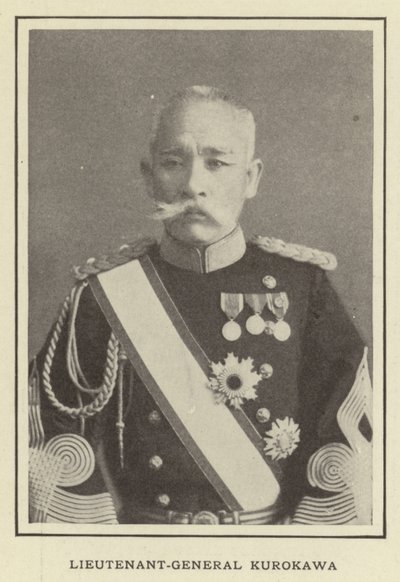 Luitenant-generaal Kurokawa door Japanese Photographer