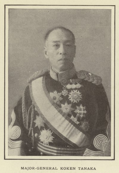 Generaal-majoor Koken Tanaka door Japanese Photographer