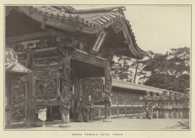 Shiba Tempelpoort, Tokio door Japanese Photographer
