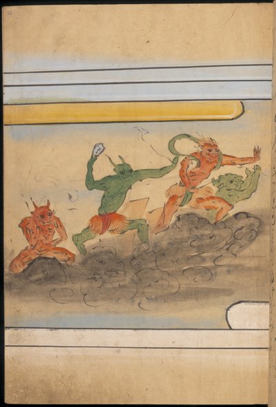 Gewapende goblins, illustratie uit de 
