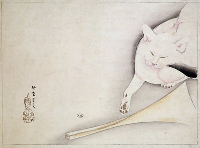 Kat, Japanse tekening door Japanese School