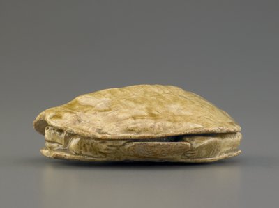 Wierookdoos in de vorm van een schildpad, Nagoya, Aichi-prefectuur, Edo-periode door Japanese School