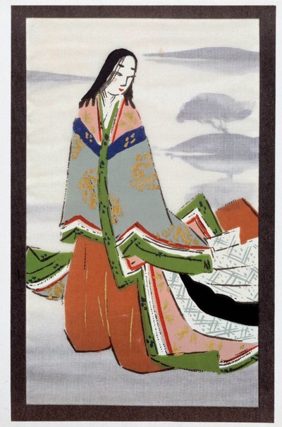 Japanse literatuur: illustratie uit het hoofdstuk 