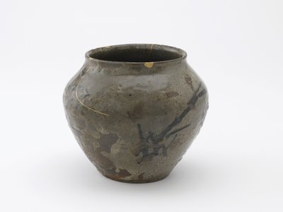 Pot met ontwerp van riet, Saga prefectuur, Momoyama-periode, eind 16e-begin 17e eeuw door Japanese School