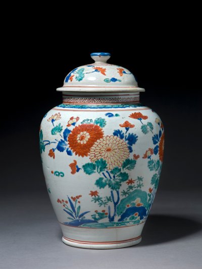 Pot met deksel, ca. 1670-80 door Japanese School