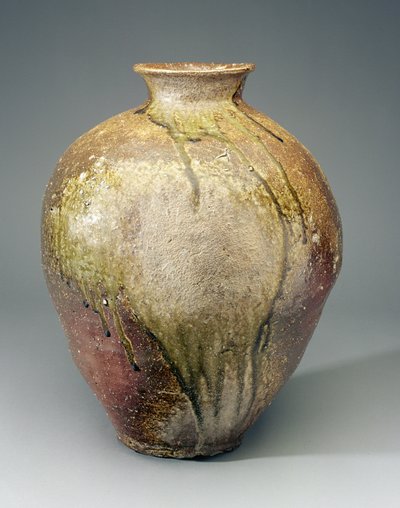 Grote Pot, Shigaraki ovens, Shiga, Muromachi periode, ca. 15e-16e eeuw door Japanese School
