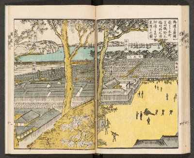 Zichten van Yokohama door Japanese School