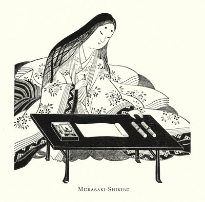 Murasakai-Shikibu door Japanese School