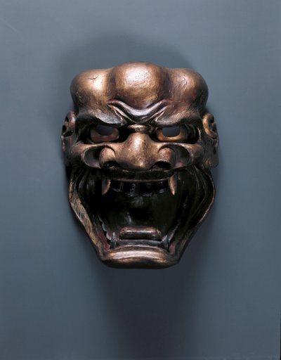 No-theatermasker door Japanese School