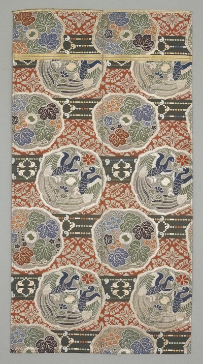 Obi Fragment, eind 19e-begin 20e eeuw door Japanese School