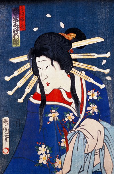 Portret van acteur door Japanese School