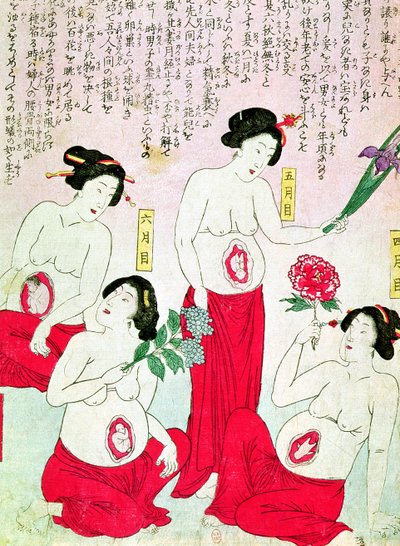 Zwangere vrouwen door Japanese School
